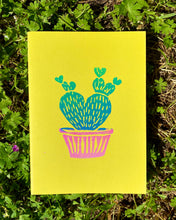 Load image into Gallery viewer, Cactus Block Printed Notebooks