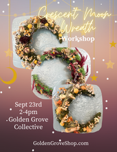 Load image into Gallery viewer, Crescent Moon Wreath Workshop