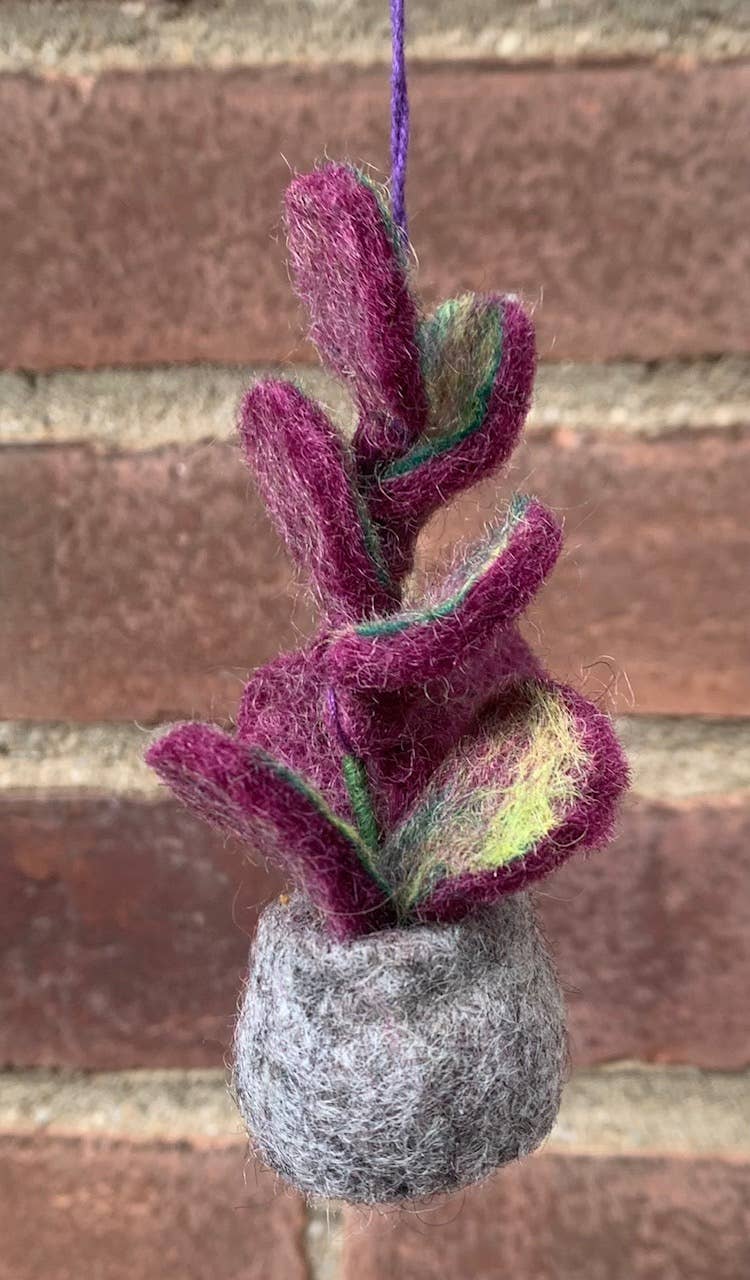 Giftsland Purple Plant Ornament