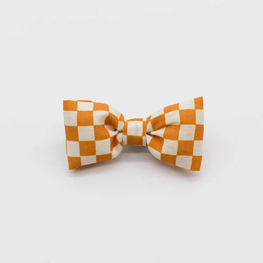 Mustard Mini Bow Tie