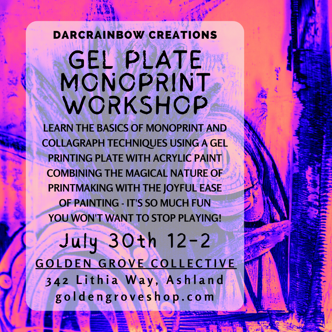 Gel Plate Monotype Workshop Tickets