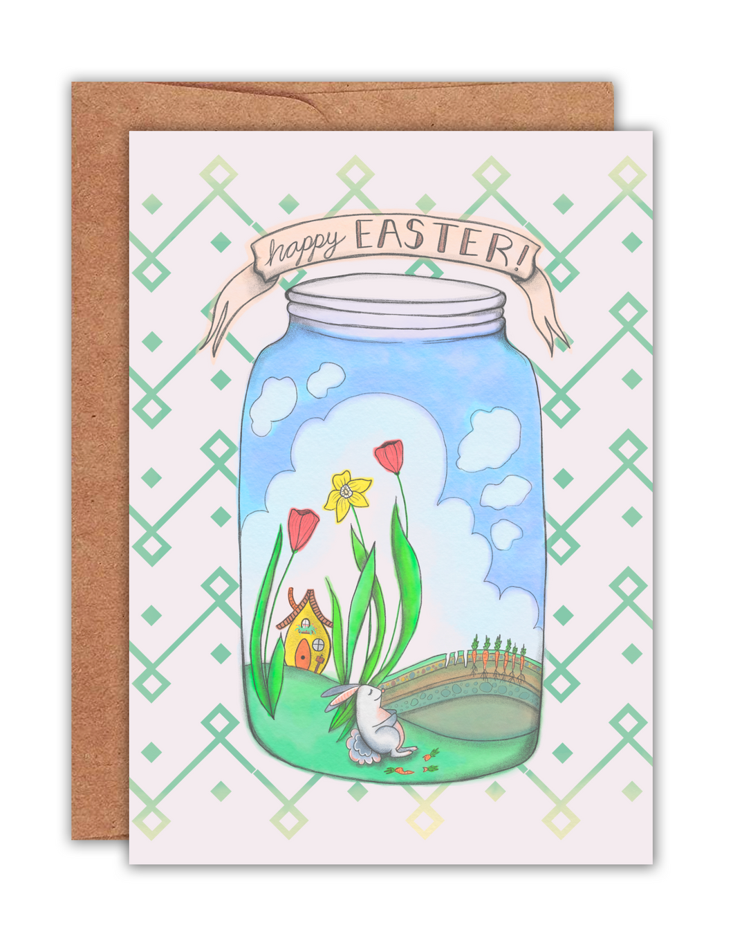 Happy Easter Bunny Card