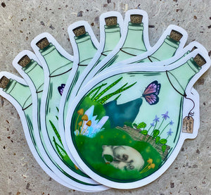 Terrarium Semi-Transparent Sticker
