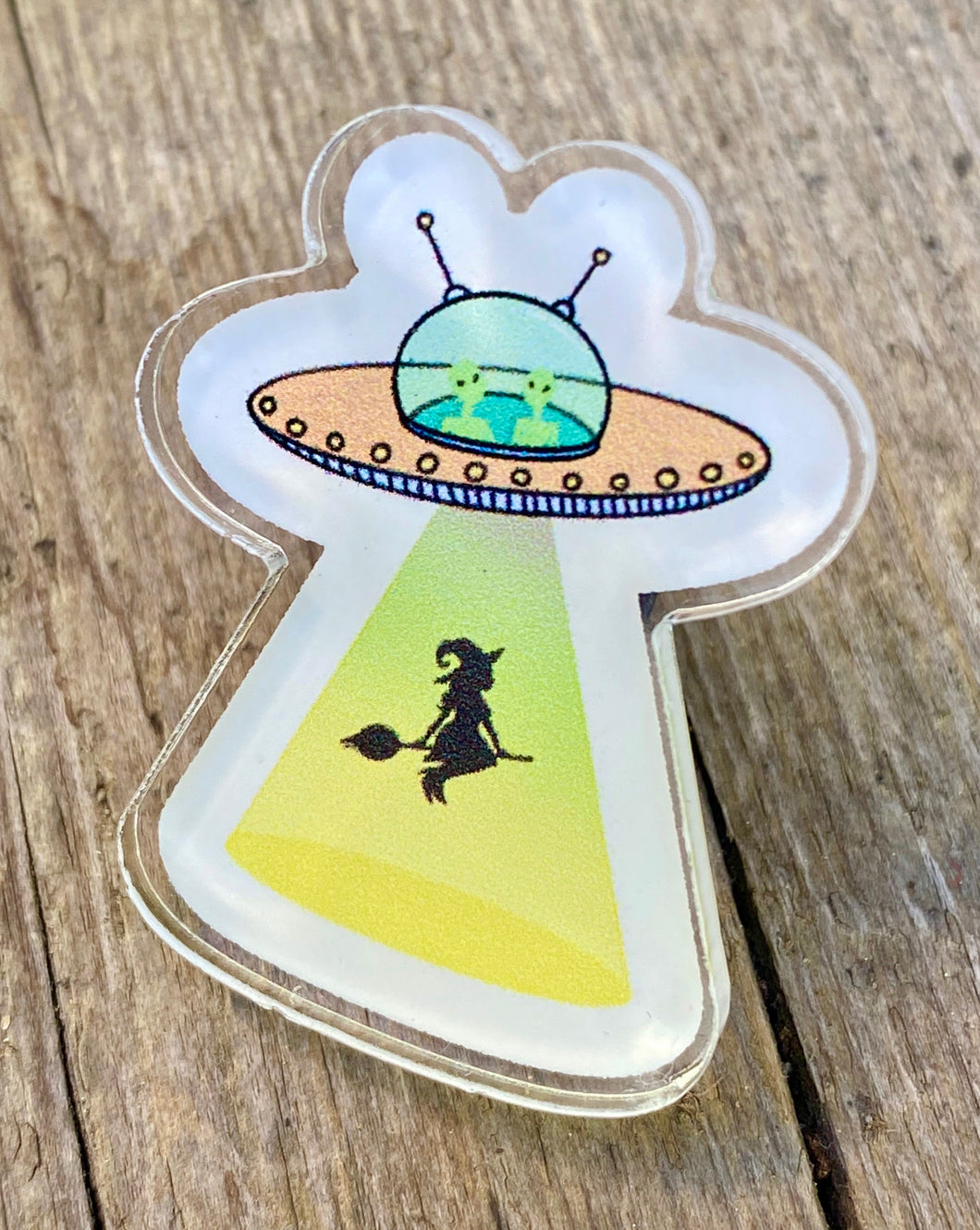 Alien Abduction Pin