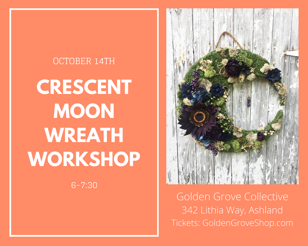 Crescent Moon Wreath Workshop