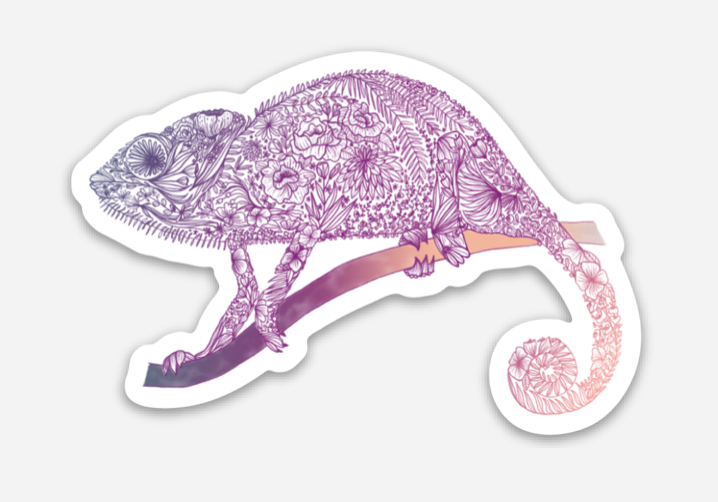 Chameleon Sticker