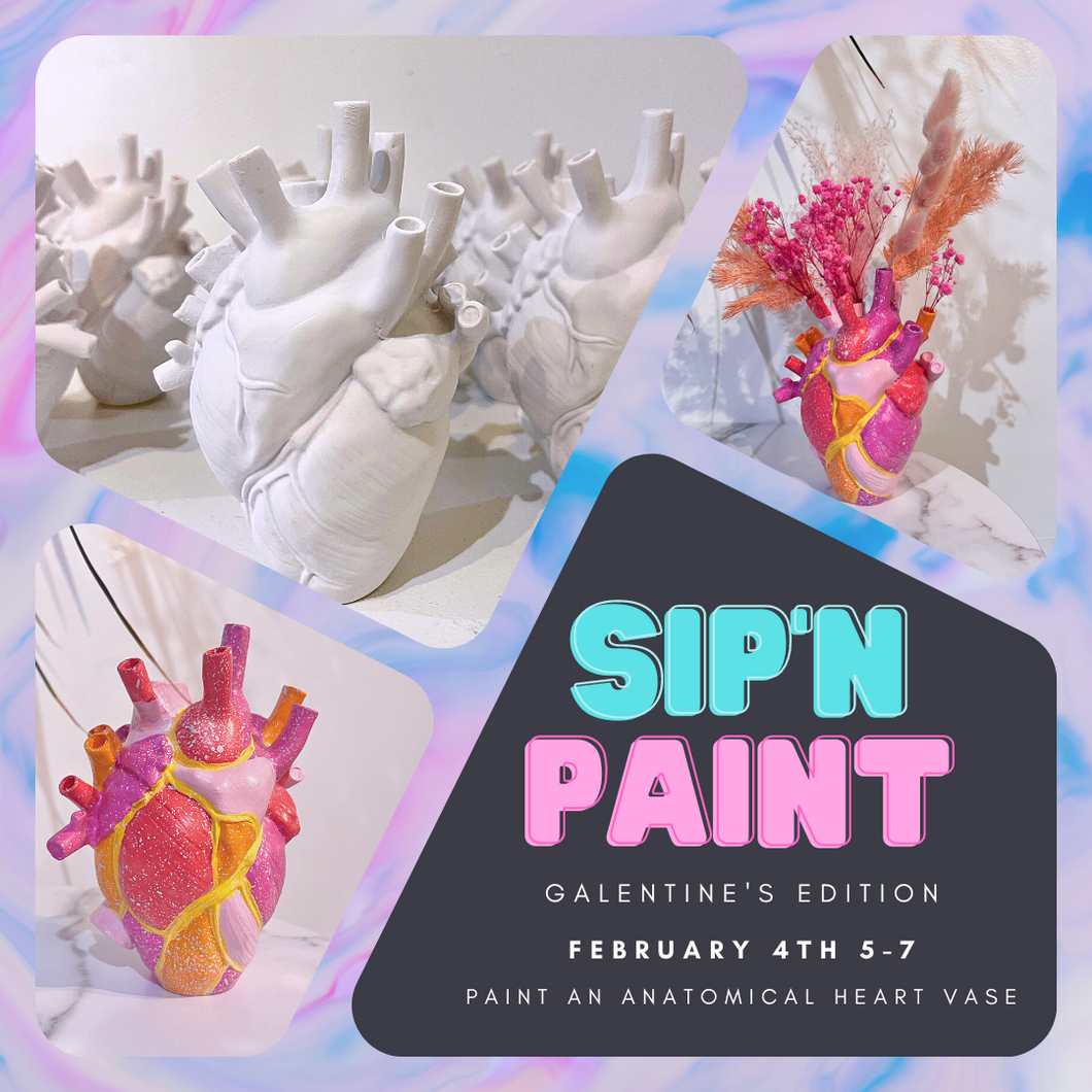 SIP'N PAINT- Galentine's Edition