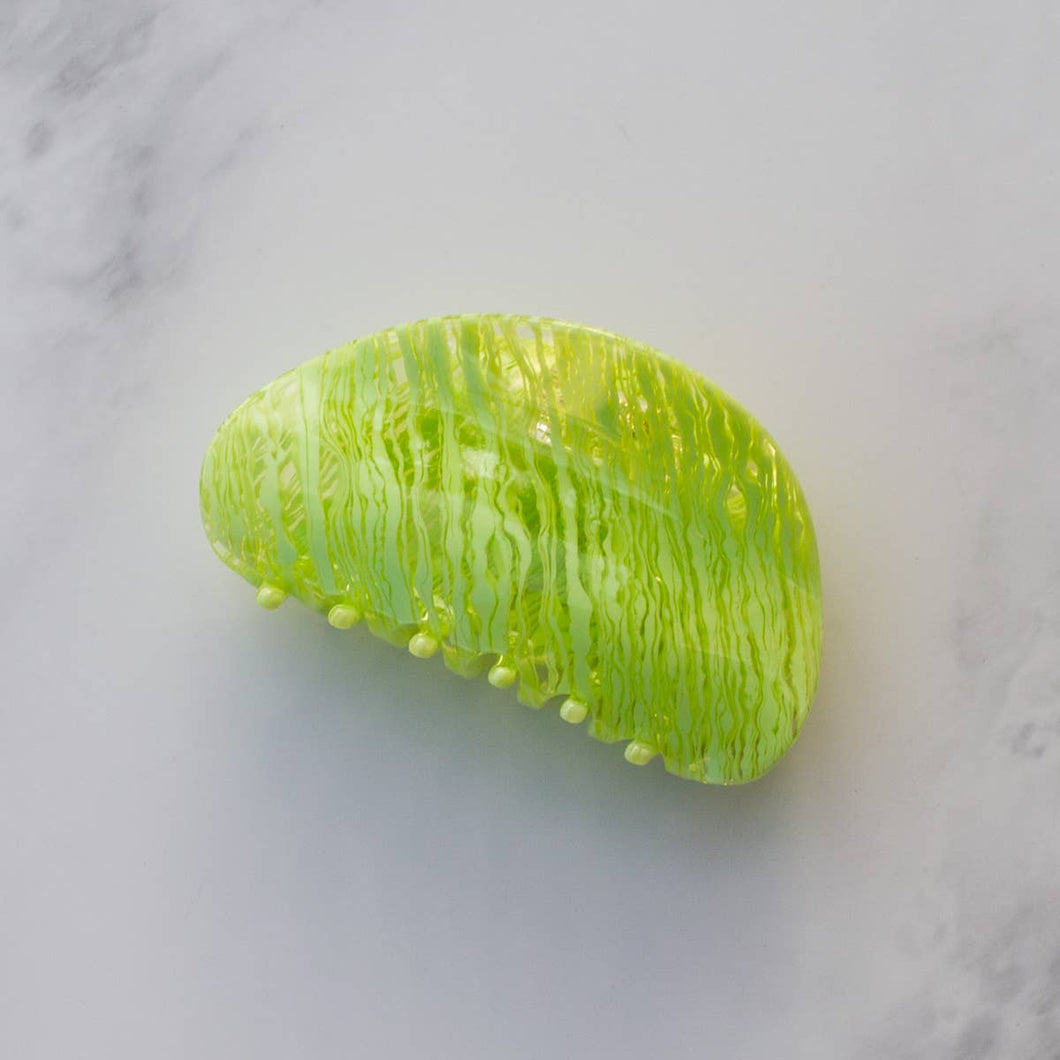 Modern Marble Cellulose Hair Clip