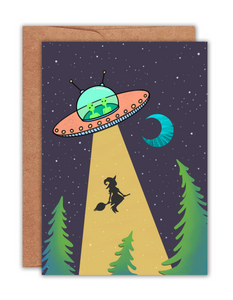 Alien Abduction Card