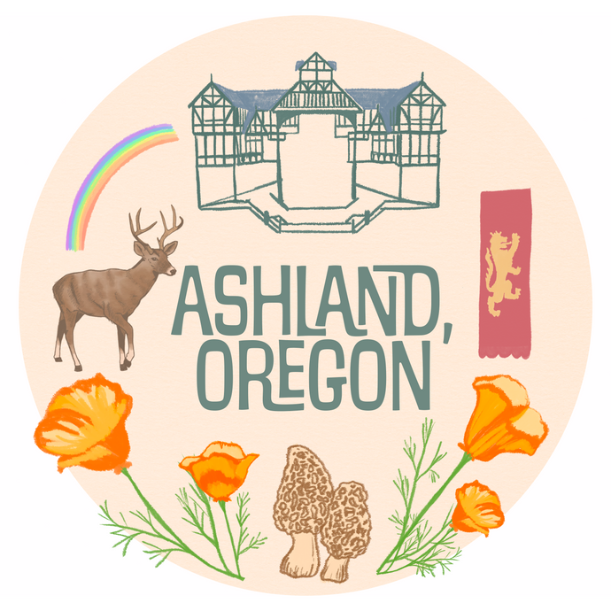 Hello From Ashland Oregon Card