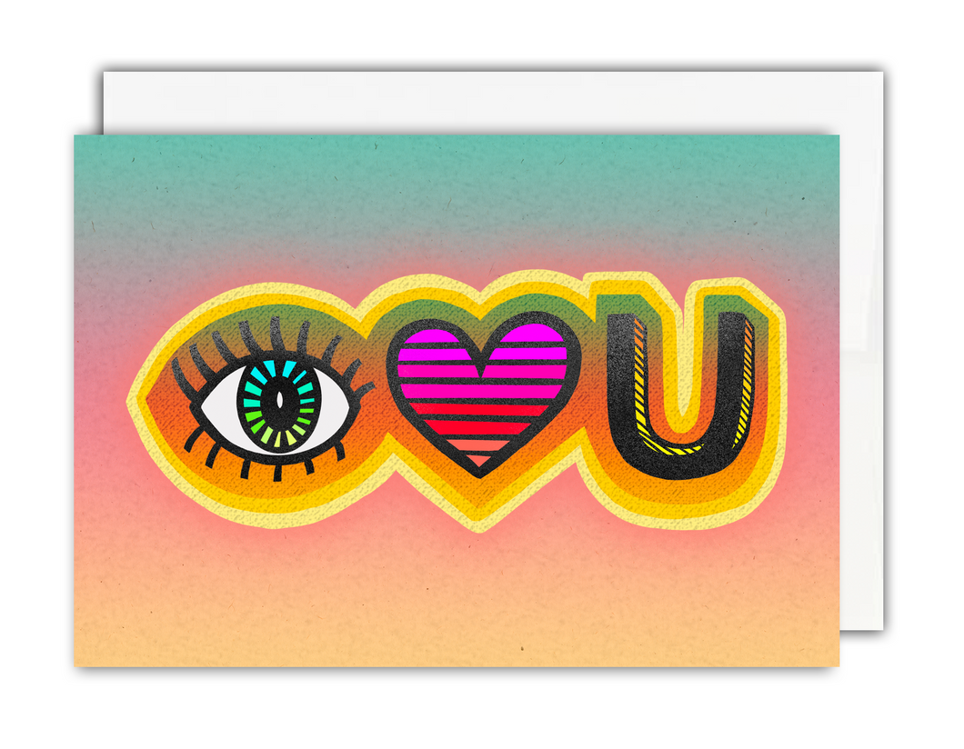 Eye Love U Card