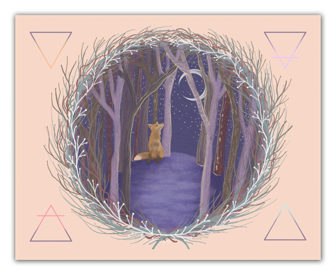 Wooded World 8x10 Print