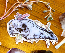 Load image into Gallery viewer, Crystallized Skull Semi-Transparent Sticker