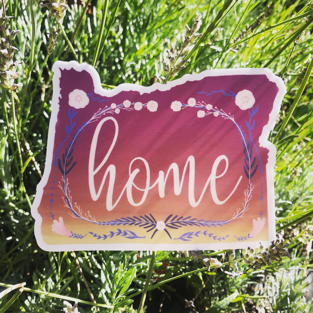 Oregon Home Sticker