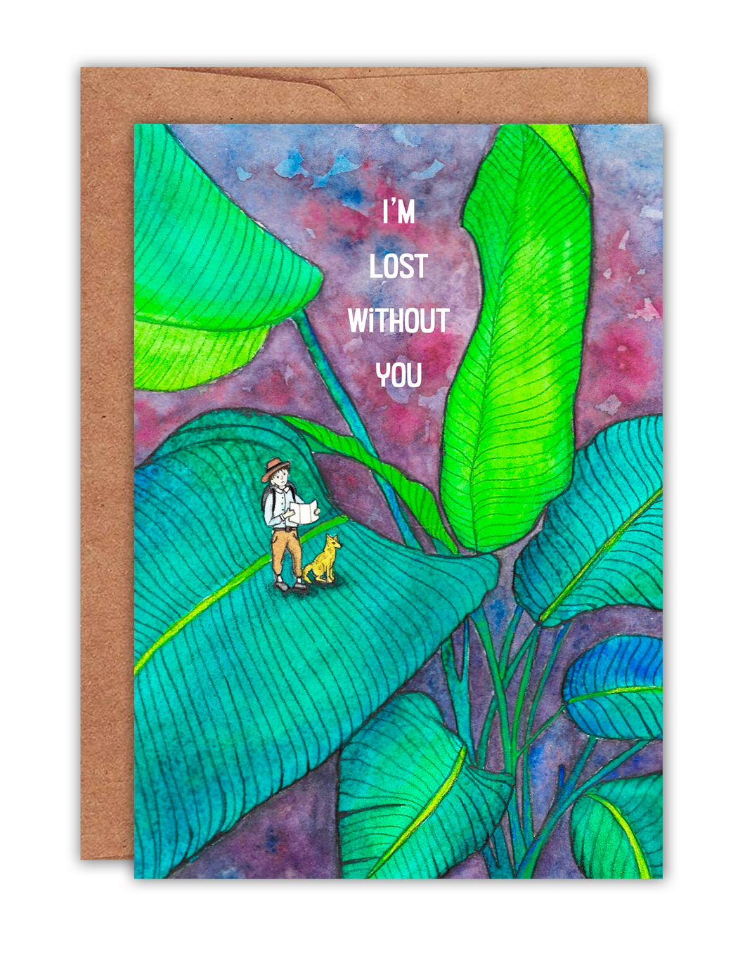 I'm Lost Without You Card