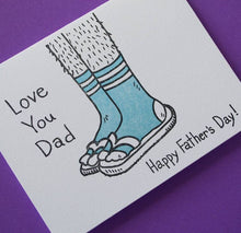 Load image into Gallery viewer, Love You Dad  Father&#39;s Day, Card