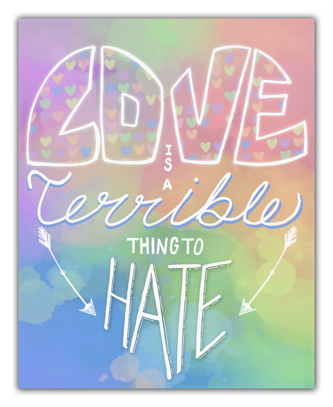 LOVE 8x10 Print