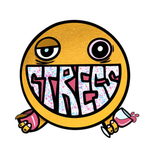 STRESS Sticker