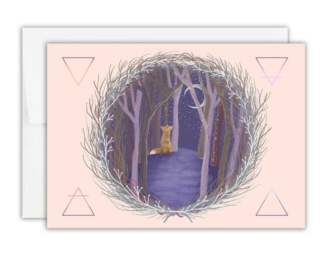 Wooded World Card